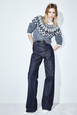 Cardigan en punto jacquard - H&m фото 2