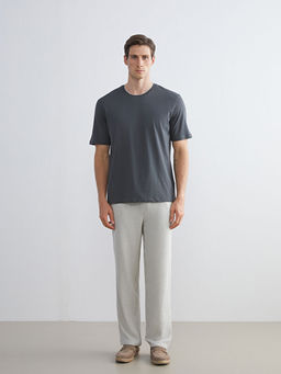 Bisiklet Yaka Penye Erkek Ti??rt