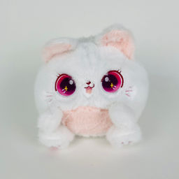 Мягкая игрушка Кошка аниме - круглая 23 см - Storyland фото 6