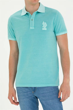 Мужская мятная базовая футболка - U.s. polo assn фото 13