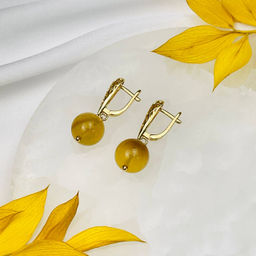 Серьги из Флюорита