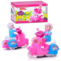 Мотоцикл "Скутер" на батарейках, в коробке