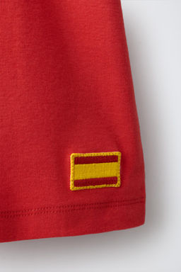 CAMISETA ESTAMPADO ARGENTINA / Rojo