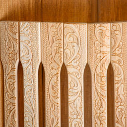 Абажур для бани и сауны «Русские узоры», липа, 31×27×11 см, настенный угловой, «Добропаровъ»