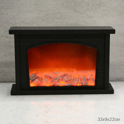 Светильник фонарь настольный Камин 33x22x9см / G343 /уп 24/от USB