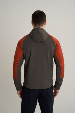 Куртка софтшелл Оранжевый ANTA RUNNING Knit Track Top фото 5