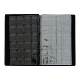 Альбом для монет 125×185 мм «Calligrata. Комби» на 102 монеты, 8 листов, обложка ПВХ, синий