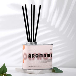 Набор диффузор ароматический Aromame, белый чай, 500 мл, прямоугольная банка - Simaland фото 2