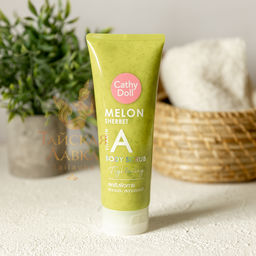 Скраб для Тела Подтягивающий с Витамином А Дынный Шербет CATHY DOLL 320 гр  фото 4