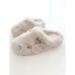 Тапочки Зверята бежевые - Halluci фото 2