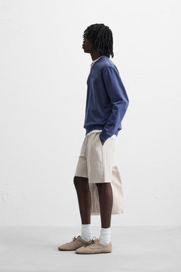 LINEN - VISCOSE BERMUDA SHORTS - Zara фото 5