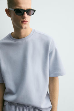 SUDADERA RELAXED FIT INTERLOCK / Celeste - Zara фото 5