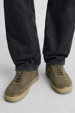 CASUAL LEATHER SNEAKERS - Zara фото 12