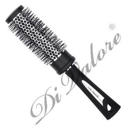 Di Valore 301-031#34 Расческа круглая термическая, КРАСНАЯ 23,5см Д34мм