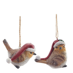 Фигурка декоративная подвесная "Птичка", L6,5 W3,5 H6 см, 2в.