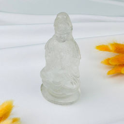 Статуэтка Богиня сострадания Гуань Инь из Горного Хрусталя - Радуга самоцветов фото 3