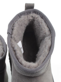 04-PF8520-5 GRAY Угги женские (натуральная замша, 100% шерсть)