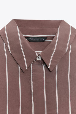 STRIPED SHIRT WITH POCKET - Zara фото 7