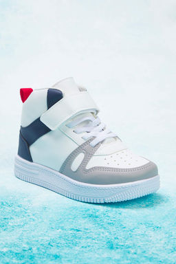 Cok Renkli C?rt Bantl? ve Bagc?kl? Buyuk/Kucuk Erkek Cocuk Kids Spor Ayakkab? 
TAKAW26SN00004 - Trendyolmilla фото 2