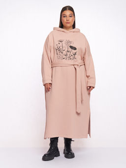 Платье с капюшоном PP83261PIN37 - Артесса фото 2