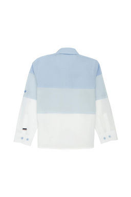 U. S. Polo Assn Синяя рубашка с длинным рукавом для мальчика - U.s. polo assn фото 3