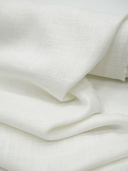 Крапива Рами (Ramie)-диагональ, цв.Белый, ш.1.4м, крапива-100%, 230гр/м.кв - Купава фото 7