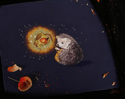 Klart набор для вышивания 8-313 Ночник для ёжика 23 х 17.5 см