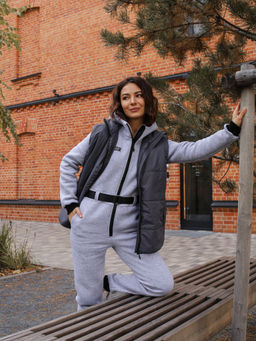 Жилет Base женский, серый - Inzibe фото 3