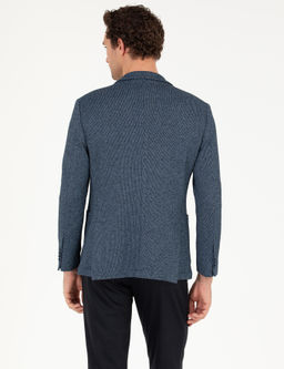 Lacivert Slim Fit Ceket