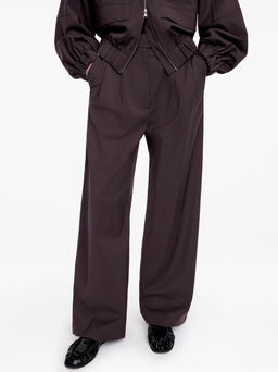 Pantalones de sastre anchos - H&m фото 4