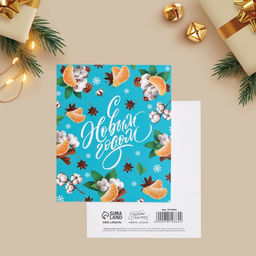 Цена за 20 шт. Открытка-мини «Новогодняя фантазия», 8,8 х 10,7 см