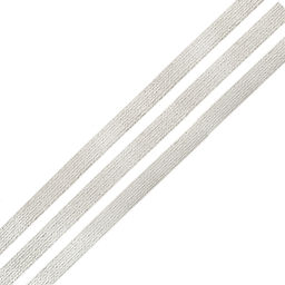 Резинка декоративная с прозрачными вставками Нейлон шир.050мм цв.серебро уп.30м