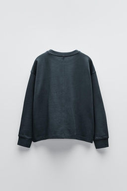 HEAVY JERSEY LABEL T-SHIRT - Zara фото 15