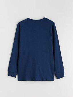 Bisiklet Yaka Erkek ?ocuk Pijama ?st