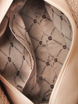 LACCOMA сумка СУ1053-0-мультицвет бежевый эко кожа хлопок  фото 5