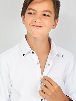 Рубашка для мальчика Соль&Перец длинный рукав  фото 2