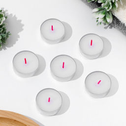 Цена за 2 шт. Набор свечей чайных в гильзе, 10 шт., без запаха