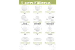 Блинница 23*23*9,5 см Веточки-цветочки - Elan gallery фото 9