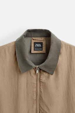 JACKET WITH CONTRAST COLLAR - Zara фото 8