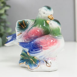 Фигурка керамика «Уточки-мандаринки цветные», 11×7×11.5 см