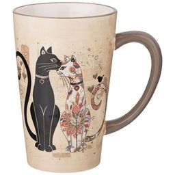 КРУЖКА AGNESS ПАРИЖСКИЕ КОТЫ 13,5*9,5*14,5 СМ 530 МЛ