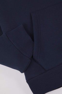 TRENDYOL MAN Kiremit Oversize/Genis Kesim Kapusonlu Ici Polar/S?cak Tutan Pamuk Unisex Sweatshirt TMNAW22SW1462 - Trendyolmilla фото 52