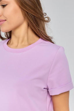 Костюм женский трикотажный мод. 2002 ТрК. Цвет:сиреневый - Стильб фото 9