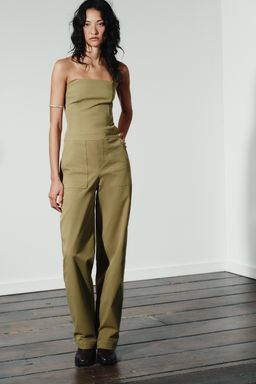 STRAPLESS JUMPSUIT - Zara фото 4