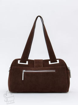 Сумка женская кожаная 0873CF coffee Polina&Eiterou