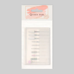 Фрезы для маникюра в пластиковом органайзере, 10 шт