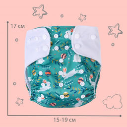 Трусики-подгузник, многоразовый, Зайчата - Крошка я фото 11