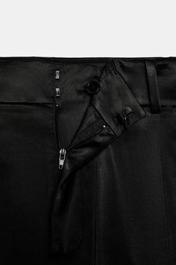 ZW COLLECTION SATIN TROUSERS WITH DARTS - Zara фото 11