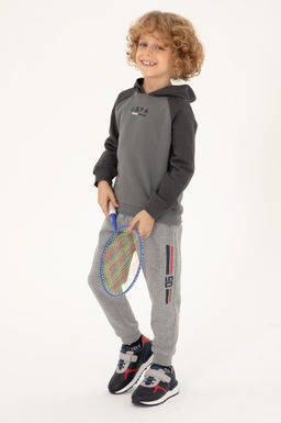 Серые меланжевые спортивные штаны для мальчика Неожиданная скидка в корзине