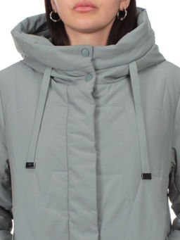 1120 GRAY Пальто зимнее облегченное женское (холлофайбер 150 гр.) - Fashion фото 8